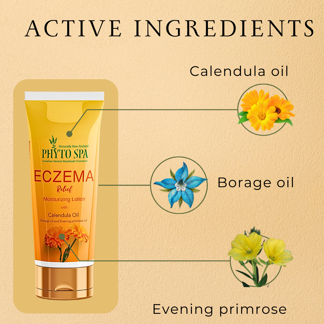 Eczema Relief with Calendula, Borage and Evening Primrose Oils