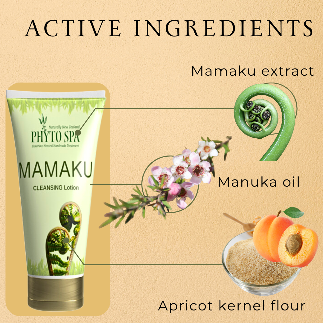 Soothing Cleansing Lotion with Mamaku, Manuka oil and Apricot Kernel flour